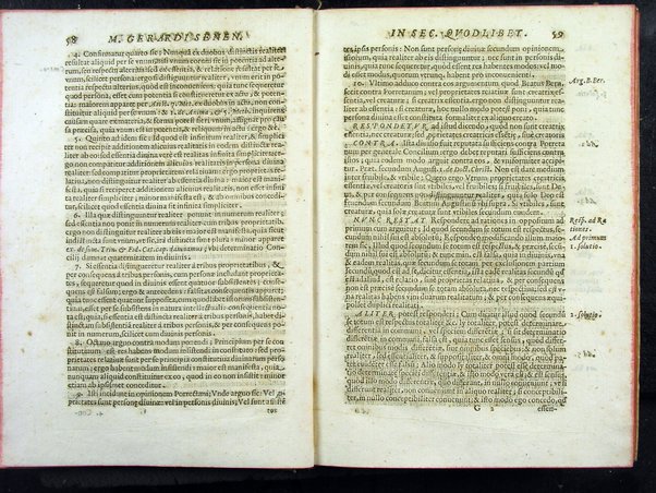 Secundum quodlibet quaestiones varias ex philosophia, sacra theologia, ac de vsuris, & praescriptionibus complectens. Mag. Gerardi Senensis ... a M. Fr. Angelo Vancio Ariminensi ... diligenti studio recognitum, & in lucem primo datum. Adiecto ab eodem Mag. Angelo duplici Tractatu proprio, de restitutione famae: De priuilegiorum manutentione pro regularibus, & mendicantibus