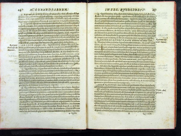 Secundum quodlibet quaestiones varias ex philosophia, sacra theologia, ac de vsuris, & praescriptionibus complectens. Mag. Gerardi Senensis ... a M. Fr. Angelo Vancio Ariminensi ... diligenti studio recognitum, & in lucem primo datum. Adiecto ab eodem Mag. Angelo duplici Tractatu proprio, de restitutione famae: De priuilegiorum manutentione pro regularibus, & mendicantibus