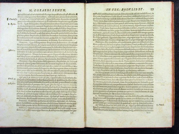 Secundum quodlibet quaestiones varias ex philosophia, sacra theologia, ac de vsuris, & praescriptionibus complectens. Mag. Gerardi Senensis ... a M. Fr. Angelo Vancio Ariminensi ... diligenti studio recognitum, & in lucem primo datum. Adiecto ab eodem Mag. Angelo duplici Tractatu proprio, de restitutione famae: De priuilegiorum manutentione pro regularibus, & mendicantibus