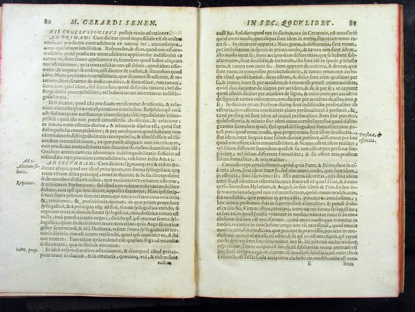 Secundum quodlibet quaestiones varias ex philosophia, sacra theologia, ac de vsuris, & praescriptionibus complectens. Mag. Gerardi Senensis ... a M. Fr. Angelo Vancio Ariminensi ... diligenti studio recognitum, & in lucem primo datum. Adiecto ab eodem Mag. Angelo duplici Tractatu proprio, de restitutione famae: De priuilegiorum manutentione pro regularibus, & mendicantibus