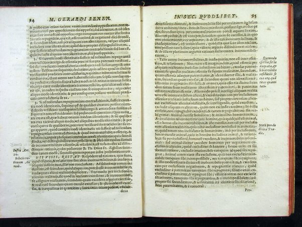 Secundum quodlibet quaestiones varias ex philosophia, sacra theologia, ac de vsuris, & praescriptionibus complectens. Mag. Gerardi Senensis ... a M. Fr. Angelo Vancio Ariminensi ... diligenti studio recognitum, & in lucem primo datum. Adiecto ab eodem Mag. Angelo duplici Tractatu proprio, de restitutione famae: De priuilegiorum manutentione pro regularibus, & mendicantibus