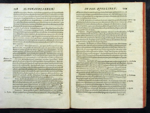 Secundum quodlibet quaestiones varias ex philosophia, sacra theologia, ac de vsuris, & praescriptionibus complectens. Mag. Gerardi Senensis ... a M. Fr. Angelo Vancio Ariminensi ... diligenti studio recognitum, & in lucem primo datum. Adiecto ab eodem Mag. Angelo duplici Tractatu proprio, de restitutione famae: De priuilegiorum manutentione pro regularibus, & mendicantibus