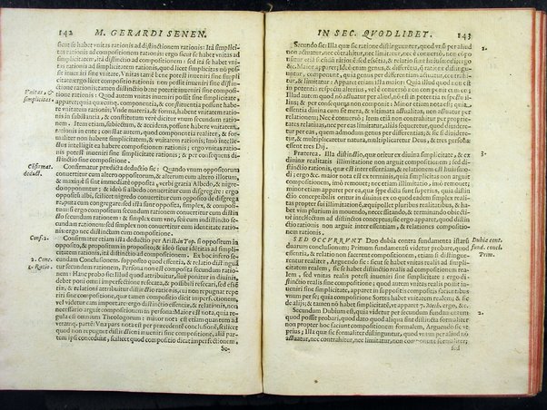 Secundum quodlibet quaestiones varias ex philosophia, sacra theologia, ac de vsuris, & praescriptionibus complectens. Mag. Gerardi Senensis ... a M. Fr. Angelo Vancio Ariminensi ... diligenti studio recognitum, & in lucem primo datum. Adiecto ab eodem Mag. Angelo duplici Tractatu proprio, de restitutione famae: De priuilegiorum manutentione pro regularibus, & mendicantibus