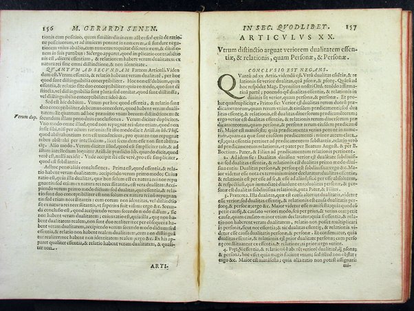 Secundum quodlibet quaestiones varias ex philosophia, sacra theologia, ac de vsuris, & praescriptionibus complectens. Mag. Gerardi Senensis ... a M. Fr. Angelo Vancio Ariminensi ... diligenti studio recognitum, & in lucem primo datum. Adiecto ab eodem Mag. Angelo duplici Tractatu proprio, de restitutione famae: De priuilegiorum manutentione pro regularibus, & mendicantibus