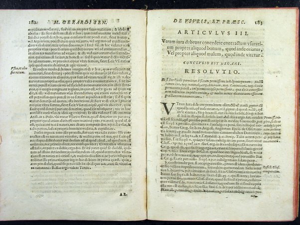 Secundum quodlibet quaestiones varias ex philosophia, sacra theologia, ac de vsuris, & praescriptionibus complectens. Mag. Gerardi Senensis ... a M. Fr. Angelo Vancio Ariminensi ... diligenti studio recognitum, & in lucem primo datum. Adiecto ab eodem Mag. Angelo duplici Tractatu proprio, de restitutione famae: De priuilegiorum manutentione pro regularibus, & mendicantibus