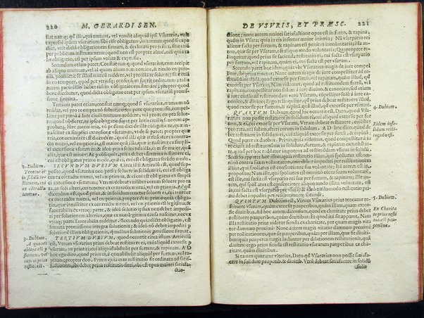 Secundum quodlibet quaestiones varias ex philosophia, sacra theologia, ac de vsuris, & praescriptionibus complectens. Mag. Gerardi Senensis ... a M. Fr. Angelo Vancio Ariminensi ... diligenti studio recognitum, & in lucem primo datum. Adiecto ab eodem Mag. Angelo duplici Tractatu proprio, de restitutione famae: De priuilegiorum manutentione pro regularibus, & mendicantibus