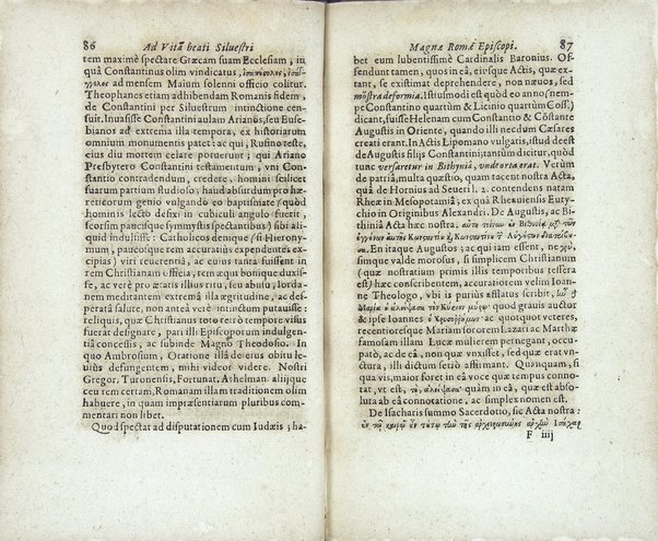 Santi Siluestri Rom. antistis acta antiqua probatiora. Ex duplici altero regio medicaeo, altero eminentissimi cardinalis Mazarini vetusto codice, frater Franc. Combefis Ordinis FF. Praedicatorum Congragationis S. Ludouici eruit, Latio reddidit, partim vindicauit