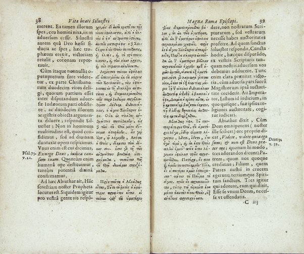 Santi Siluestri Rom. antistis acta antiqua probatiora. Ex duplici altero regio medicaeo, altero eminentissimi cardinalis Mazarini vetusto codice, frater Franc. Combefis Ordinis FF. Praedicatorum Congragationis S. Ludouici eruit, Latio reddidit, partim vindicauit