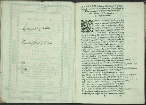 Tratado de los santos angeles en que se explican, y ponderan las calidades, excelencias, y ministerios, que para con los hombres exercitan aquellos celestiales espiritus. Qur compuso ... Hipolita de Iesus, y Rocaberti. ... En Valencia : por Manuel Gomez, 1683