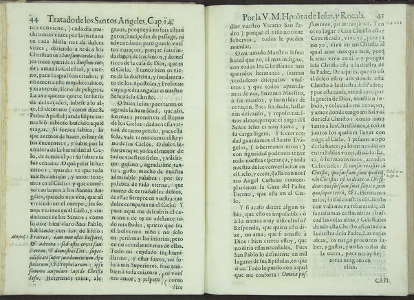 Tratado de los santos angeles en que se explican, y ponderan las calidades, excelencias, y ministerios, que para con los hombres exercitan aquellos celestiales espiritus. Qur compuso ... Hipolita de Iesus, y Rocaberti. ... En Valencia : por Manuel Gomez, 1683