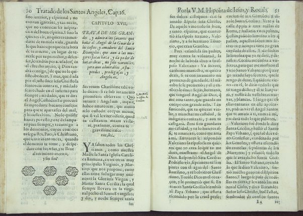 Tratado de los santos angeles en que se explican, y ponderan las calidades, excelencias, y ministerios, que para con los hombres exercitan aquellos celestiales espiritus. Qur compuso ... Hipolita de Iesus, y Rocaberti. ... En Valencia : por Manuel Gomez, 1683