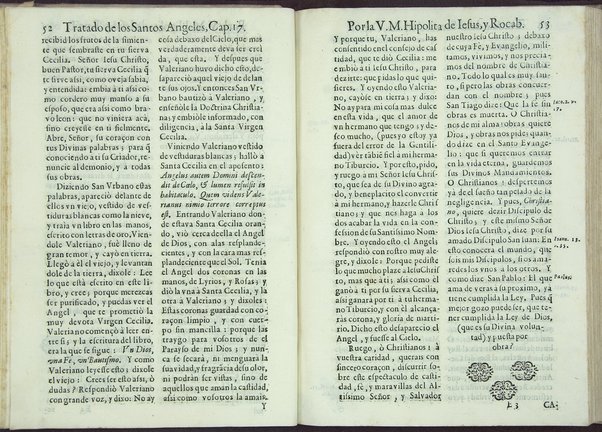 Tratado de los santos angeles en que se explican, y ponderan las calidades, excelencias, y ministerios, que para con los hombres exercitan aquellos celestiales espiritus. Qur compuso ... Hipolita de Iesus, y Rocaberti. ... En Valencia : por Manuel Gomez, 1683