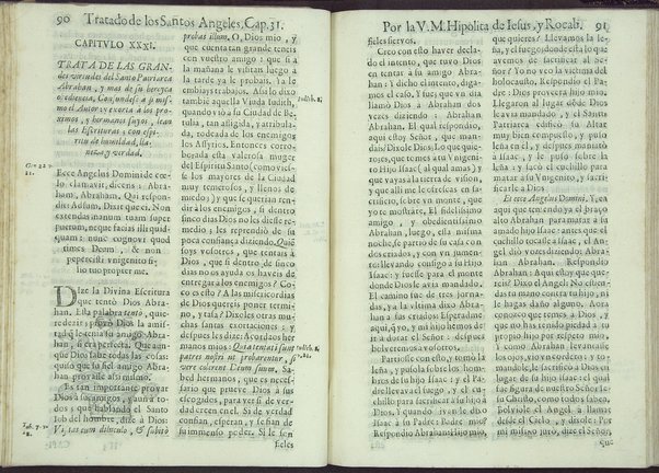 Tratado de los santos angeles en que se explican, y ponderan las calidades, excelencias, y ministerios, que para con los hombres exercitan aquellos celestiales espiritus. Qur compuso ... Hipolita de Iesus, y Rocaberti. ... En Valencia : por Manuel Gomez, 1683