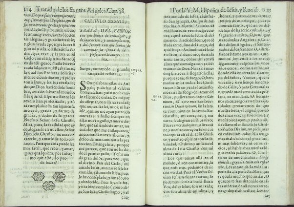 Tratado de los santos angeles en que se explican, y ponderan las calidades, excelencias, y ministerios, que para con los hombres exercitan aquellos celestiales espiritus. Qur compuso ... Hipolita de Iesus, y Rocaberti. ... En Valencia : por Manuel Gomez, 1683