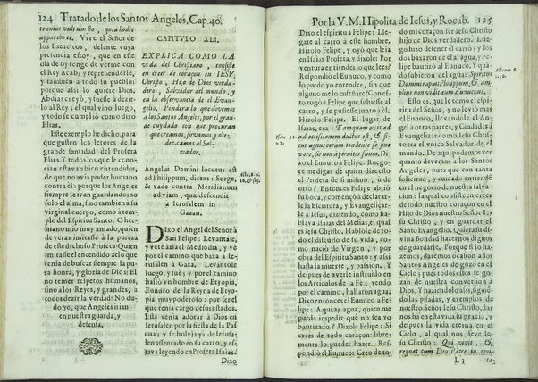 Tratado de los santos angeles en que se explican, y ponderan las calidades, excelencias, y ministerios, que para con los hombres exercitan aquellos celestiales espiritus. Qur compuso ... Hipolita de Iesus, y Rocaberti. ... En Valencia : por Manuel Gomez, 1683