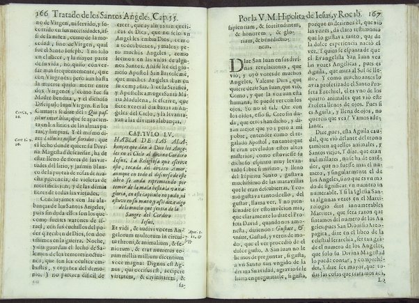 Tratado de los santos angeles en que se explican, y ponderan las calidades, excelencias, y ministerios, que para con los hombres exercitan aquellos celestiales espiritus. Qur compuso ... Hipolita de Iesus, y Rocaberti. ... En Valencia : por Manuel Gomez, 1683