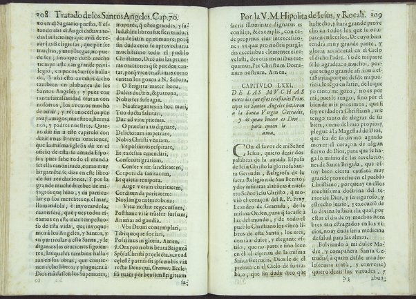 Tratado de los santos angeles en que se explican, y ponderan las calidades, excelencias, y ministerios, que para con los hombres exercitan aquellos celestiales espiritus. Qur compuso ... Hipolita de Iesus, y Rocaberti. ... En Valencia : por Manuel Gomez, 1683