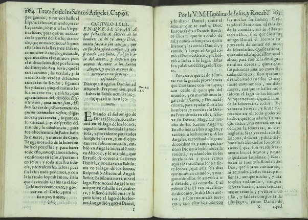 Tratado de los santos angeles en que se explican, y ponderan las calidades, excelencias, y ministerios, que para con los hombres exercitan aquellos celestiales espiritus. Qur compuso ... Hipolita de Iesus, y Rocaberti. ... En Valencia : por Manuel Gomez, 1683