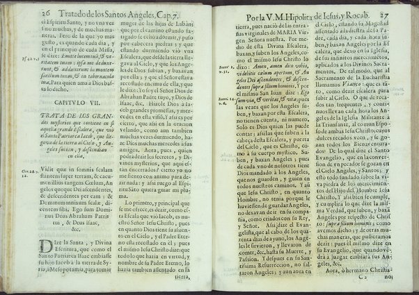 Tratado de los santos angeles en que se explican, y ponderan las calidades, excelencias, y ministerios, que para con los hombres exercitan aquellos celestiales espiritus. Qur compuso ... Hipolita de Iesus, y Rocaberti. ... En Valencia : por Manuel Gomez, 1683