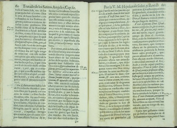 Tratado de los santos angeles en que se explican, y ponderan las calidades, excelencias, y ministerios, que para con los hombres exercitan aquellos celestiales espiritus. Qur compuso ... Hipolita de Iesus, y Rocaberti. ... En Valencia : por Manuel Gomez, 1683