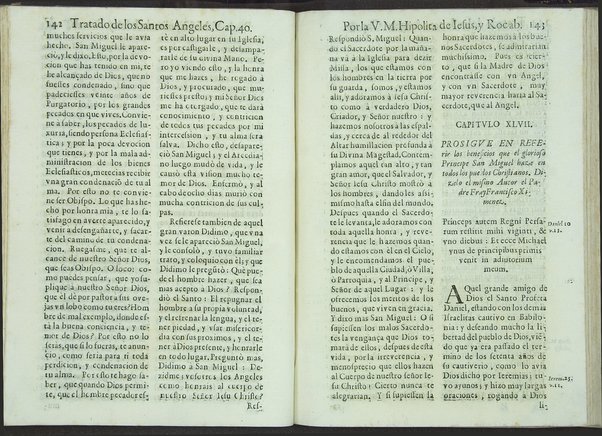 Tratado de los santos angeles en que se explican, y ponderan las calidades, excelencias, y ministerios, que para con los hombres exercitan aquellos celestiales espiritus. Qur compuso ... Hipolita de Iesus, y Rocaberti. ... En Valencia : por Manuel Gomez, 1683