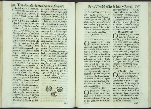 Tratado de los santos angeles en que se explican, y ponderan las calidades, excelencias, y ministerios, que para con los hombres exercitan aquellos celestiales espiritus. Qur compuso ... Hipolita de Iesus, y Rocaberti. ... En Valencia : por Manuel Gomez, 1683