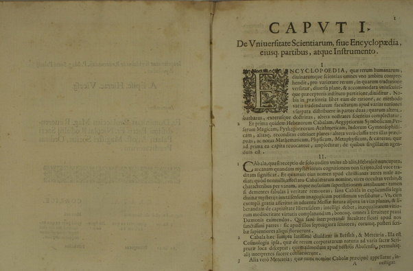 Encyclopaedia amplissimo principi Scipioni card. Burghesio dedicata explicata et defensa centum philosophicis assertionibus a Clemente de Clementibus in Collegio Romano Societatis Iesu anno 1624