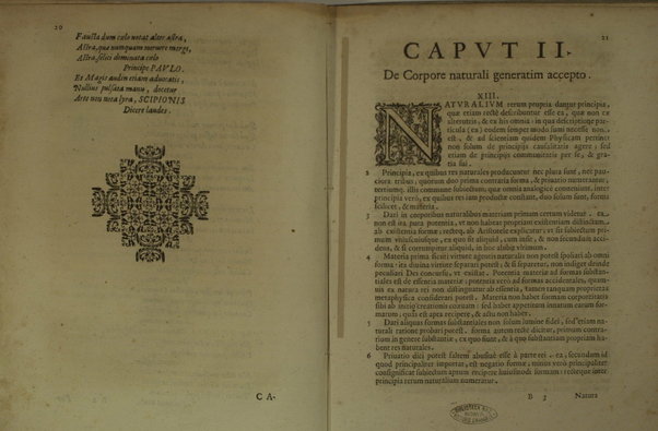 Encyclopaedia amplissimo principi Scipioni card. Burghesio dedicata explicata et defensa centum philosophicis assertionibus a Clemente de Clementibus in Collegio Romano Societatis Iesu anno 1624