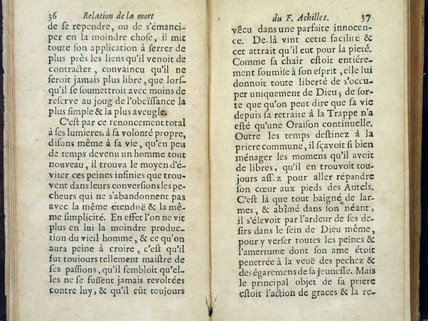 [Relations de la mort de quelques religieux de l'abbaye de la Trappe. Premiere partie [-quatrieme]] 2