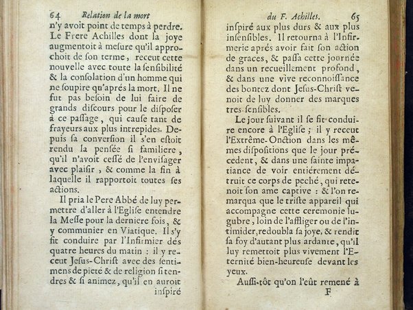 [Relations de la mort de quelques religieux de l'abbaye de la Trappe. Premiere partie [-quatrieme]] 2