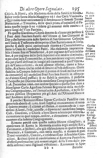 Eusebologion. Euseuologio romano, ouero Delle opere pie di Roma, accresciuto, & ampliato secondo lo stato presente. Con due trattati delle accademie, e librerie celebri di Roma. Dell'abbate Carlo Bartolomeo Piazza de gli Oblati di Milano, ...