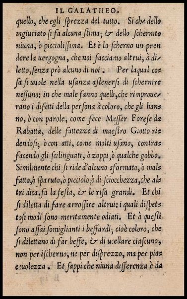 Il galatheo di m. Giouanni della Casa. Nel quale sotto la persona d'vn vecchio idiota ammaestrante vn suo giouanetto, si ragiona. De modi, che si debbono ò tenere, ò schifare nella commune conuersatione