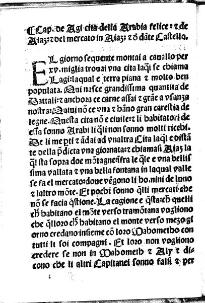 Itinerario. de Ludouico de Varthema bolognese nello egypto nella Suria: nella Arabia deserta & felice nella Persia nella India & nella Ethiopia la fede: el viuere & costumi de tutte le ... prouincie