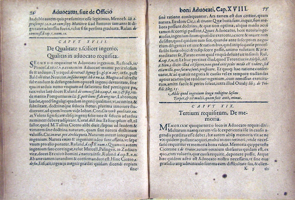 Advocatus, sive De qualitatibus et officio boni advocati: relectio L. Advocati. 14. C. de advocat. divers. Iudic. Autore Barptolomaeo Agricola Baucomio J.U.D