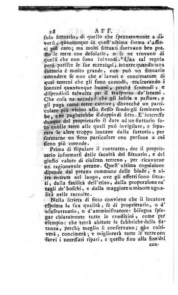 [Dizionario di agricoltura, nel quale si contiene la coltura, e conservazione de' diversi prodotti riguardanti le terre seminative, i prati, i boschi, le vigne, ed i giardini. Come pure il governo de' bestiami, de' colombi, de polii, dell'api, de' bachi da seta, le loro malattie, ed i loro rispettivi rimedj ... Da sicure osservazioni raccolto da Ignazio Ronconi fiorentino ... Tomo 1-[2]. - In Venezia : per Francesco Sansoni, 1771] 1