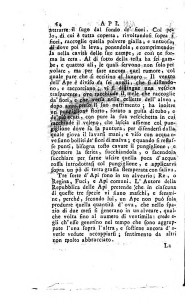 [Dizionario di agricoltura, nel quale si contiene la coltura, e conservazione de' diversi prodotti riguardanti le terre seminative, i prati, i boschi, le vigne, ed i giardini. Come pure il governo de' bestiami, de' colombi, de polii, dell'api, de' bachi da seta, le loro malattie, ed i loro rispettivi rimedj ... Da sicure osservazioni raccolto da Ignazio Ronconi fiorentino ... Tomo 1-[2]. - In Venezia : per Francesco Sansoni, 1771] 1