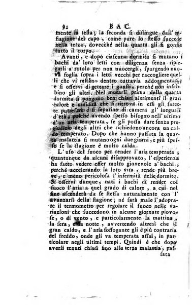 [Dizionario di agricoltura, nel quale si contiene la coltura, e conservazione de' diversi prodotti riguardanti le terre seminative, i prati, i boschi, le vigne, ed i giardini. Come pure il governo de' bestiami, de' colombi, de polii, dell'api, de' bachi da seta, le loro malattie, ed i loro rispettivi rimedj ... Da sicure osservazioni raccolto da Ignazio Ronconi fiorentino ... Tomo 1-[2]. - In Venezia : per Francesco Sansoni, 1771] 1