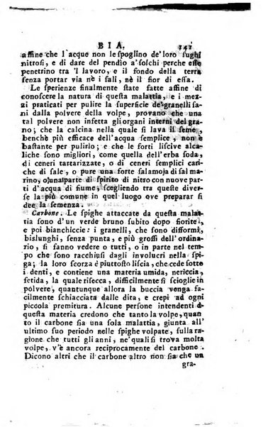 [Dizionario di agricoltura, nel quale si contiene la coltura, e conservazione de' diversi prodotti riguardanti le terre seminative, i prati, i boschi, le vigne, ed i giardini. Come pure il governo de' bestiami, de' colombi, de polii, dell'api, de' bachi da seta, le loro malattie, ed i loro rispettivi rimedj ... Da sicure osservazioni raccolto da Ignazio Ronconi fiorentino ... Tomo 1-[2]. - In Venezia : per Francesco Sansoni, 1771] 1