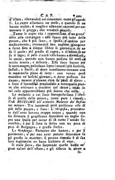 [Dizionario di agricoltura, nel quale si contiene la coltura, e conservazione de' diversi prodotti riguardanti le terre seminative, i prati, i boschi, le vigne, ed i giardini. Come pure il governo de' bestiami, de' colombi, de polii, dell'api, de' bachi da seta, le loro malattie, ed i loro rispettivi rimedj ... Da sicure osservazioni raccolto da Ignazio Ronconi fiorentino ... Tomo 1-[2]. - In Venezia : per Francesco Sansoni, 1771] 1