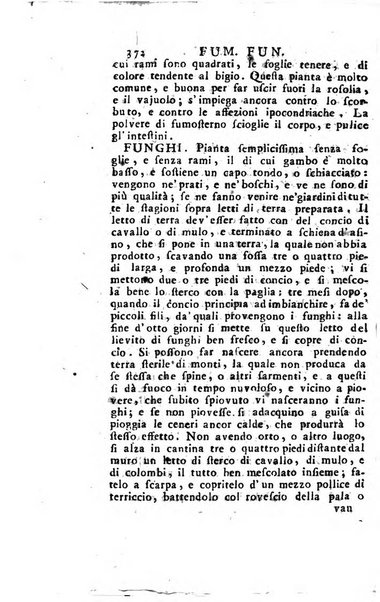 [Dizionario di agricoltura, nel quale si contiene la coltura, e conservazione de' diversi prodotti riguardanti le terre seminative, i prati, i boschi, le vigne, ed i giardini. Come pure il governo de' bestiami, de' colombi, de polii, dell'api, de' bachi da seta, le loro malattie, ed i loro rispettivi rimedj ... Da sicure osservazioni raccolto da Ignazio Ronconi fiorentino ... Tomo 1-[2]. - In Venezia : per Francesco Sansoni, 1771] 1