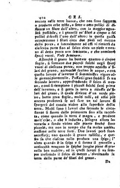 [Dizionario di agricoltura, nel quale si contiene la coltura, e conservazione de' diversi prodotti riguardanti le terre seminative, i prati, i boschi, le vigne, ed i giardini. Come pure il governo de' bestiami, de' colombi, de polii, dell'api, de' bachi da seta, le loro malattie, ed i loro rispettivi rimedj ... Da sicure osservazioni raccolto da Ignazio Ronconi fiorentino ... Tomo 1-[2]. - In Venezia : per Francesco Sansoni, 1771] 1