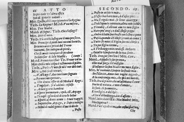 Il Ciro drama per musica del signor Giulio Cesare Sorentino napolitano. Con prologo; aggiunte, mutationi, & aggiustamenti all'vso di questa città fatte da altro soggetto con permissione dell'autore. Arrichite poi dalla sempre ammirabile musica del sig. Francesco Caualli. ..