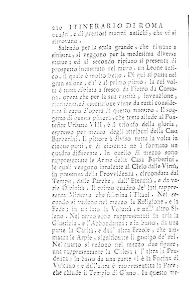 [Itinerario istruttivo di Roma antica e moderna ovvero Descrizione generale dei monumenti antichi e moderni, e delle opere le più insigni di pittura, scultura, ed architettura di quest'alma città e delle sue adjacenze di Mariano Vasi romano Accademico etrusco di Cortona tomo primo [-secondo]] 1