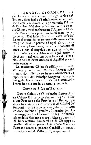 [Itinerario istruttivo di Roma antica e moderna ovvero Descrizione generale dei monumenti antichi e moderni, e delle opere le più insigni di pittura, scultura, ed architettura di quest'alma città e delle sue adjacenze di Mariano Vasi romano Accademico etrusco di Cortona tomo primo [-secondo]] 1