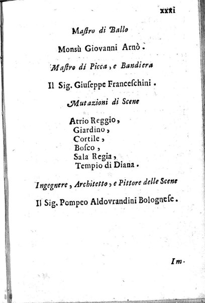 L'Oreste tragedia di monsignor Giovanni Rucellai rappresentata nel Collegio Clementino nelle vacanze del Carnovale dell'anno 1726. Consacrata all'eminentissimo, e reverendissimo principe, il signor cardinale Benedetto Pamfilio, protettore del Collegio Clementino