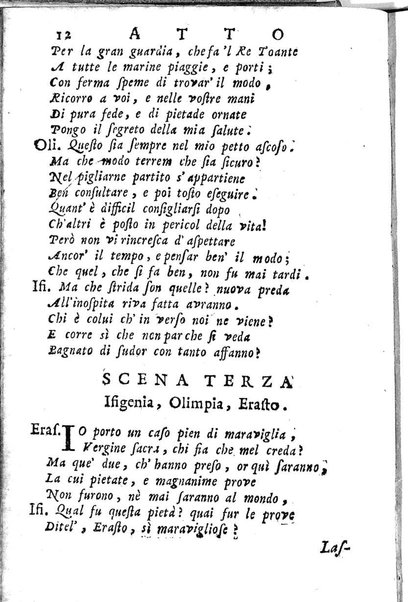 L'Oreste tragedia di monsignor Giovanni Rucellai rappresentata nel Collegio Clementino nelle vacanze del Carnovale dell'anno 1726. Consacrata all'eminentissimo, e reverendissimo principe, il signor cardinale Benedetto Pamfilio, protettore del Collegio Clementino