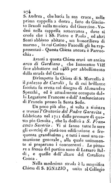 [La città di Roma ovvero succinta descrizione di questa superba città con due piante generali di essa e de' 14. rioni dedicata alla santità di nostro signore Leone 12. felicemente regnante nuova edizione riveduta ed aumentata da Stefano Piale pittore, ... Tomo 1. [-2.]] 2