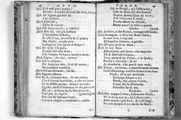 L'Orlando overo La gelosa pazzia. Dramma da rappresentarsi nel teatro domestico della regina Maria Casimira di Pollonia. Composto, e dedicato alla maesta sua da Carlo Sigismondo Capeci suo segretario fra gli Arcadi Metisto Olbiano, e posto in musica dal sig. Domenico Scarlatti, mastro di cappella di sua maesta'