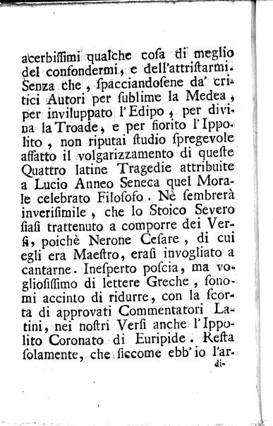 1: La Medea tragedia attribuita a L. Anneo Seneca il morale filosofo, trasportata in versi, sciolti del nostro idioma da Benedetto Pasqualigo ...