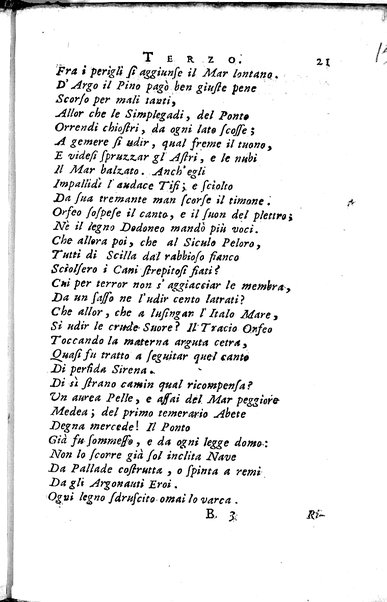 1: La Medea tragedia attribuita a L. Anneo Seneca il morale filosofo, trasportata in versi, sciolti del nostro idioma da Benedetto Pasqualigo ...